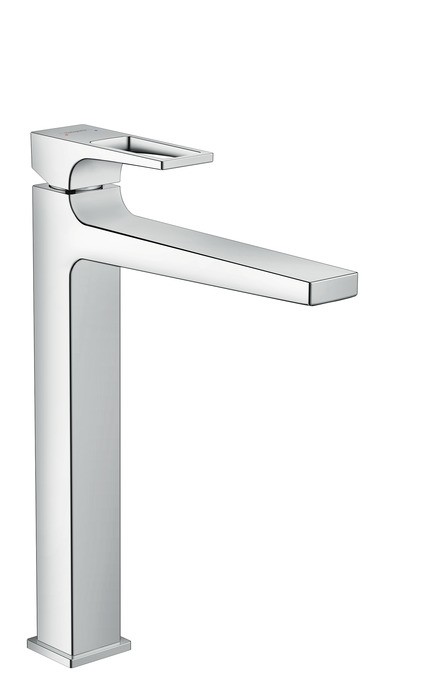 Baterie lavoar Hansgrohe Metropol 260  ventil push-open cu levier decupat  pentru lavoar tip bol