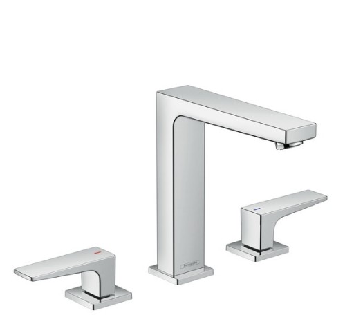 Baterie lavoar Hansgrohe Metropol 160 din 3 elemente  ventil push-open