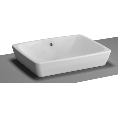 Lavoar tip bol Vitra Metropole 50x40cm  fara orificiu baterie  fara preaplin  montare in blat
