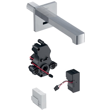 Baterie lavoar Geberit Brenta 22 electronica  alimentare retea  montaj pe perete  pentru cutie functionala incastrata