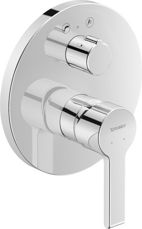 Baterie cada - dus Duravit B.2 cu montaj incastrat  necesita corp ingropat