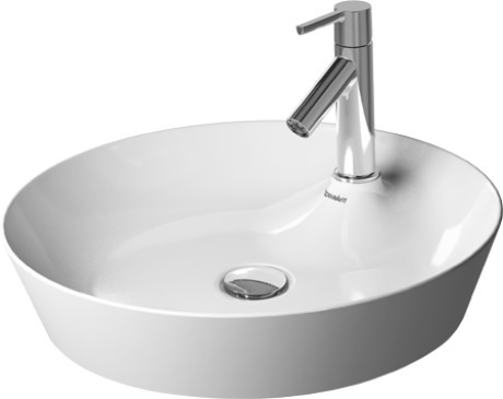 Lavoar rotund tip bol Duravit Cape Cod 48cm  fara preaplin  montare pe blat