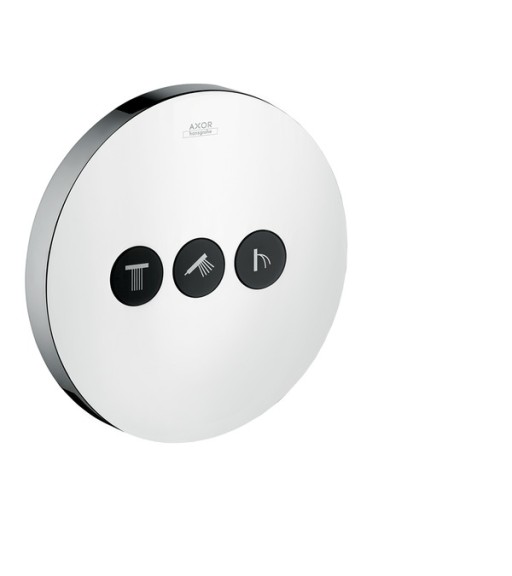 Divertor Axor Uno Select cu 3 functii  montaj incastrat  necesita corp ingropat