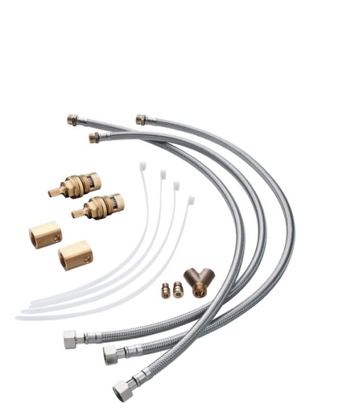 Set montaj pentru baterie Axor cu 3 elemente