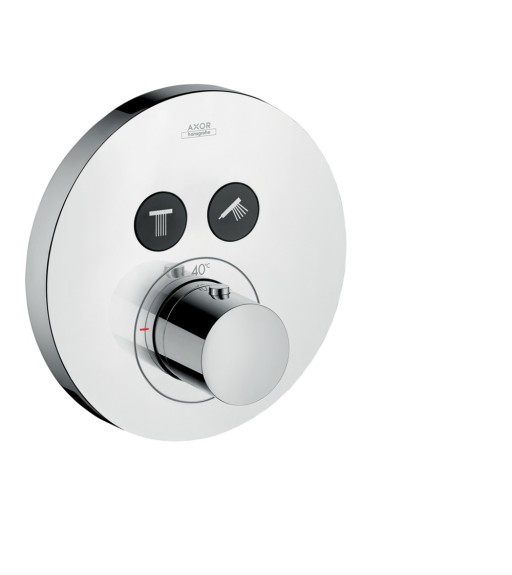 Baterie cada - dus termostatata Axor Uno Select  montaj incastrat  necesita corp incastrat