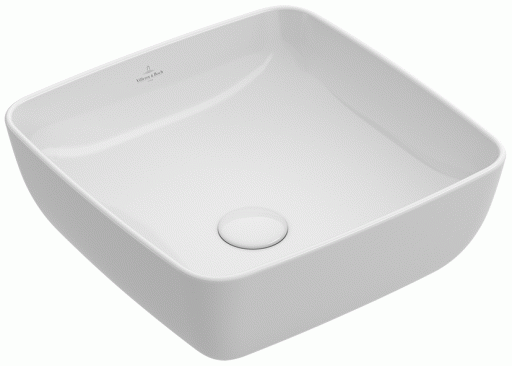 Lavoar tip bol Villeroy & Boch Artis 41cm  fara orificiu baterie  fara preaplin  montare pe blat