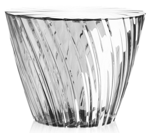 Masuta Kartell Sparkle design Tokujin Yoshioka  diametru 45cm  h 35cm  transparent