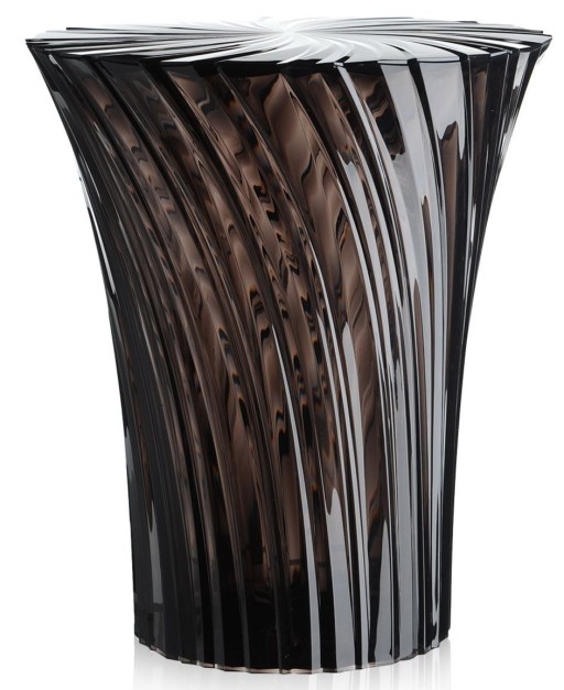 Masuta Kartell Sparkle design Tokujin Yoshioka  diametru 38cm  fumuriu transparent