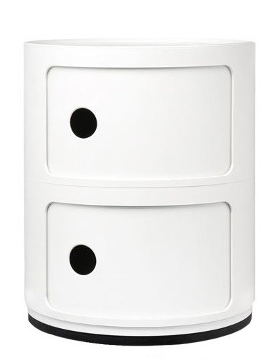 Comoda modulara Kartell Componibili 2 design Anna Castelli Ferrieri  alb