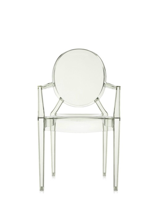 Set 2 scaune Kartell Louis Ghost design Philippe Starck  verde transparent
