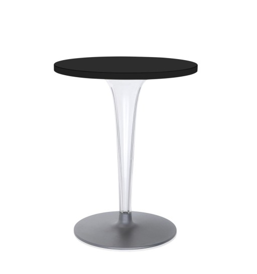 Masa Kartell TopTop design Philippe Starck & Eugeni Quitllet  diametru 60cm  negru