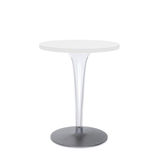 Masa Kartell TopTop design Philippe Starck & Eugeni Quitllet  diametru 60cm  alb