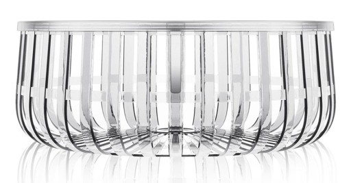 Masuta Kartell Panier design Ronan & Erwan Bouroullec  61cm  h 21cm  transparent