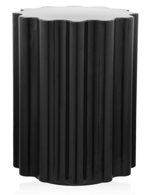 Masuta Kartell Colonna design Ettore Sottsass  34.5cm  h 46cm  negru