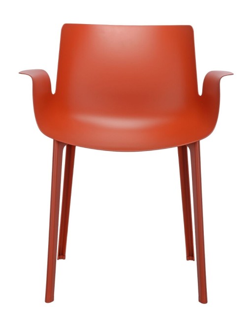 Scaun Kartell Piuma design Piero Lissoni  ruginiu