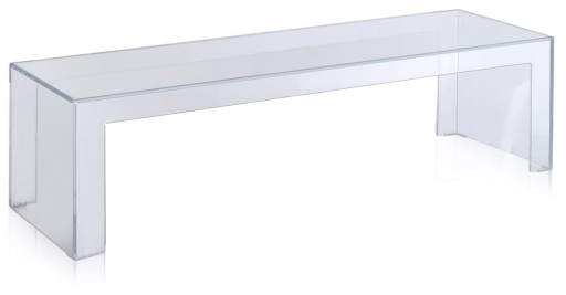 Masuta Kartell Invisible design Tokujin Yoshioka  120x40x31.5cm  transparent