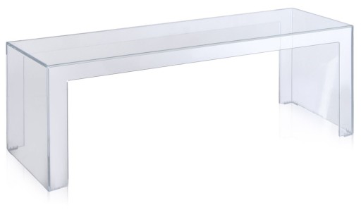 Masuta Kartell Invisible design Tokujin Yoshioka  120x40x40cm  transparent