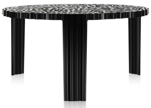 Masuta Kartell T-Table design Patricia Urquiola  50cm  h 28cm  negru