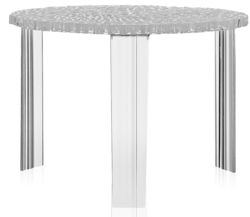 Masuta Kartell T-Table design Patricia Urquiola  50cm  h 36cm  transparent