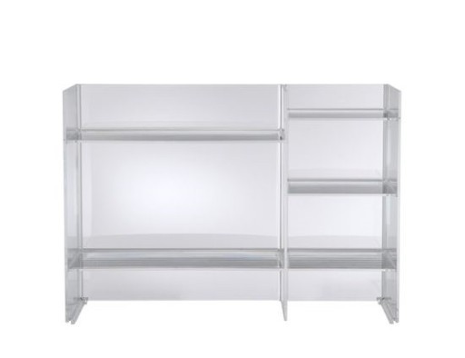 Comoda Kartell Sound-Rack design Ludovica & Roberto Palomba  75x26x53cm  transparent