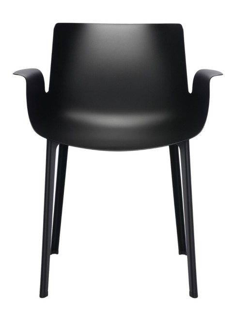 Scaun Kartell Piuma design Piero Lissoni  negru