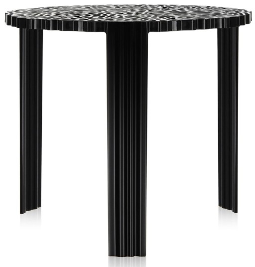 Masuta Kartell T-Table design Patricia Urquiola  50cm  h 44cm  negru