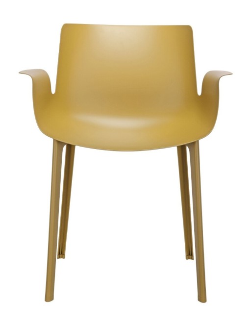 Scaun Kartell Piuma design Piero Lissoni  mustar