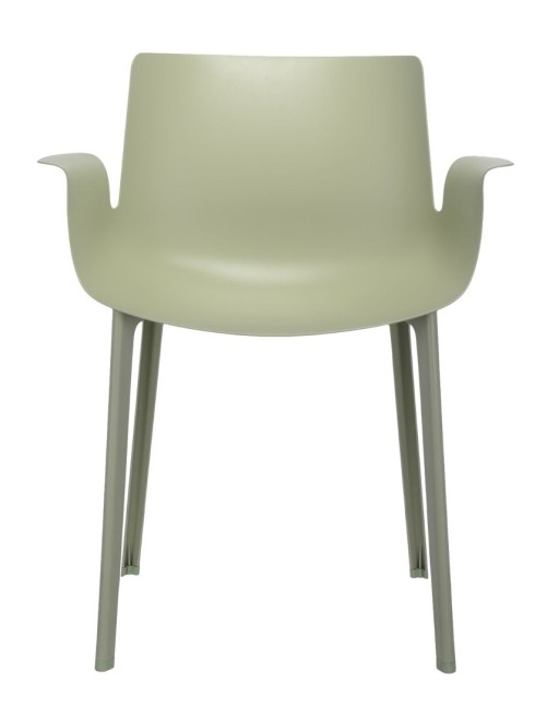 Scaun Kartell Piuma design Piero Lissoni  verde salvie