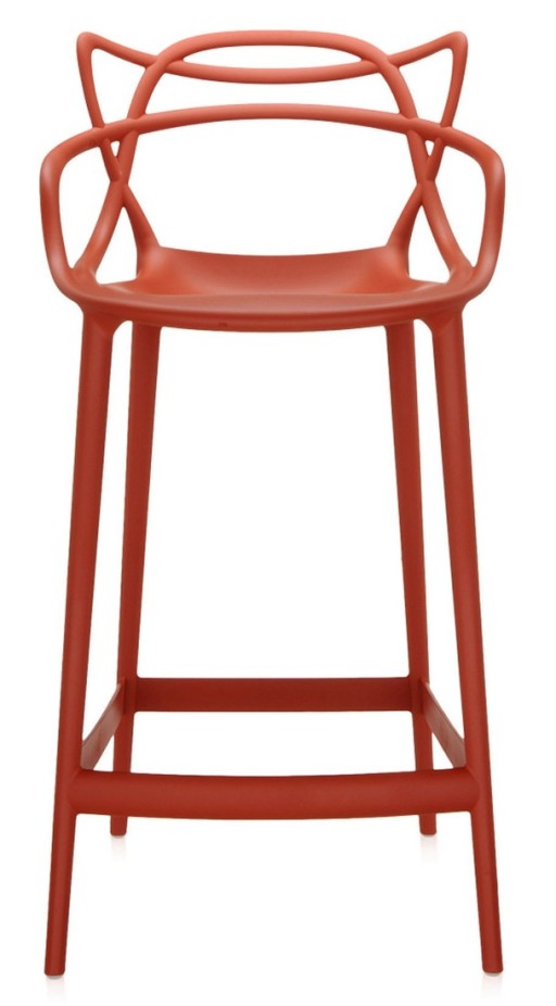 Scaun inalt Kartell Masters Stool design Philippe Starck & Eugeni Quitllet  65cm  ruginiu