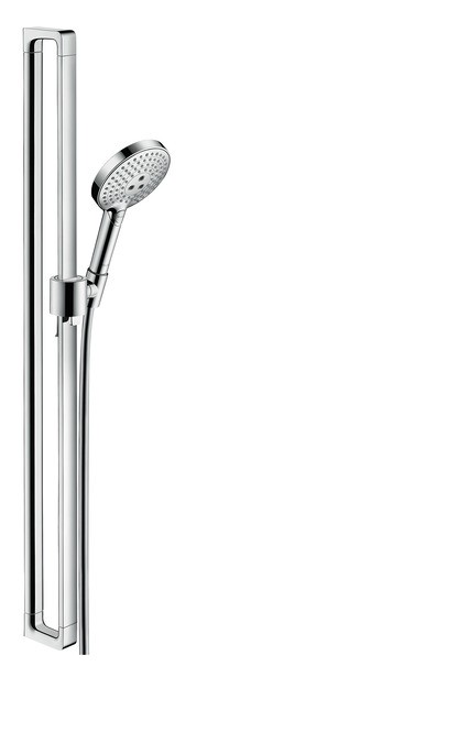 Set dus Axor Citterio E cu bara 100cm  furtun 160cm  si para de dus 120 cu 3 jeturi