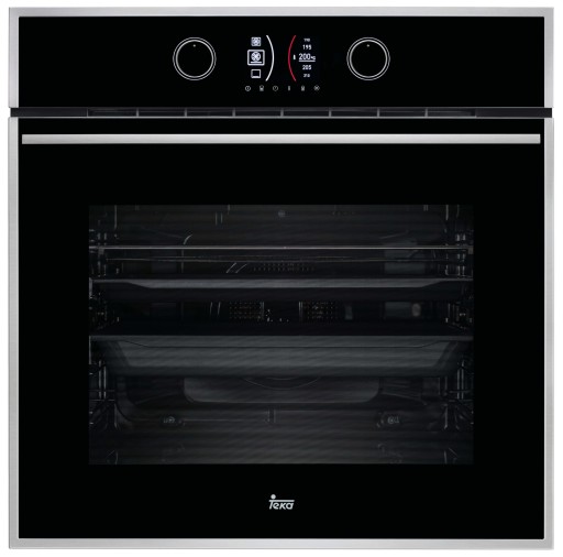 Cuptor electric incorporabil Teka HLB 860 71 litri  multifunctional 12 functii  PCA 20 retete  HydroClean PRO  inox anti-pata/cristal negru