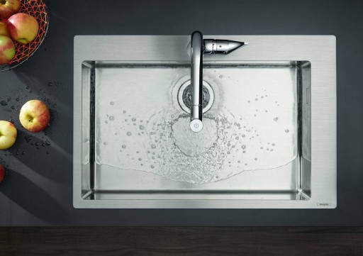 Chiuveta bucatarie Hansgrohe S711-F660 cu 1 cuva  760x500mm  inox