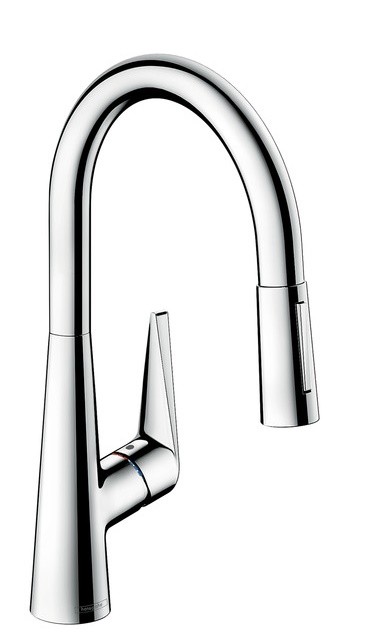 Baterie bucatarie Hansgrohe M5116-H200  ComfortZone 200  dus extractibil cu doua tipuri de jet  crom