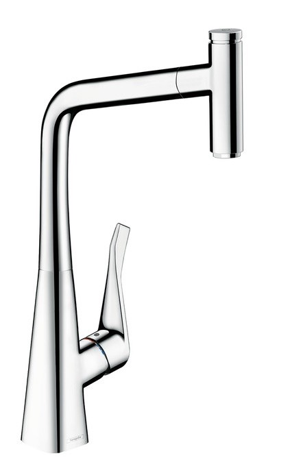 Baterie bucatarie Hansgrohe M7115-H320  ComfortZone 320  dus extractibil  crom