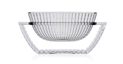 Bol decorativ Kartell U Shine design Eugeni Quitllet  29x14cm  transparent