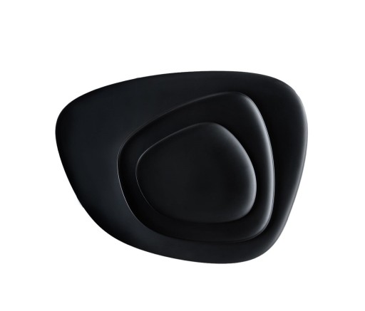 Set 3 platouri Kartell Namaste design Jean-Marie Massaud  negru