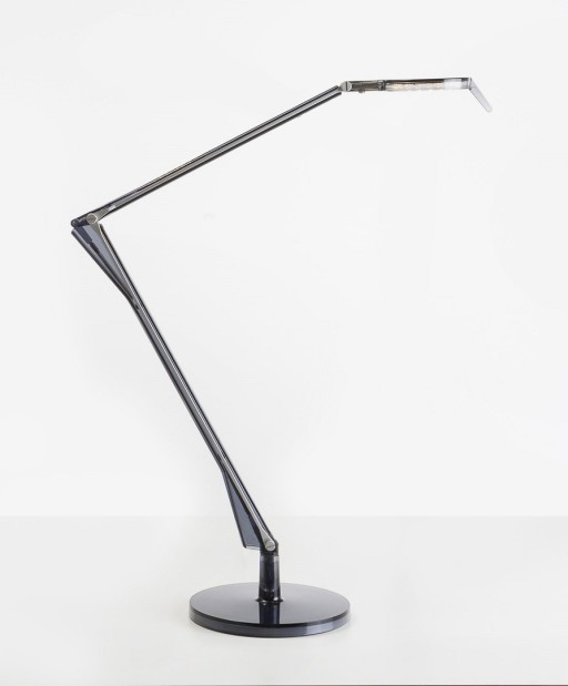 Veioza Kartell Aledin Tec design Alberto & Francesco Meda  fumuriu transparent