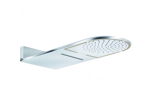 Palarie de dus Kludi A-QA Rain slim cu 2 jeturi  montare pe perete