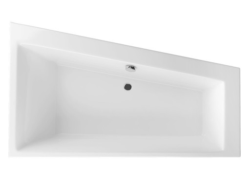 Cada baie asimetrica Radaway Palea 170x100cm  acril  orientare dreapta