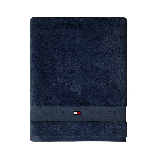 Prosop baie Tommy Hilfiger Plain 2 100x150cm  Albastru Navy