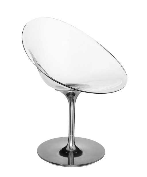 Scaun rotativ Kartell Ero/S/ design Philippe Stark  transparent