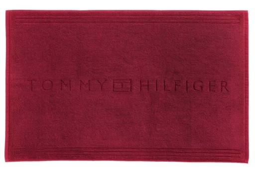 Covor de baie Tommy Hilfiger Plain 2 50x80cm  Rosu