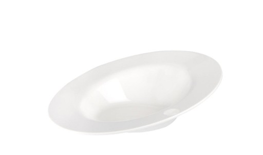 Farfurie Kartell I.D. Ish by D’O Autumn design Davide Oldani  d 26cm  h9cm  alb
