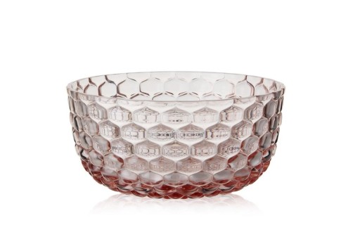Bol Kartell Jellies Family design Patricia Urquiola  14cm  roz transparent