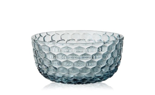 Bol Kartell Jellies Family design Patricia Urquiola  14cm  albastru transparent