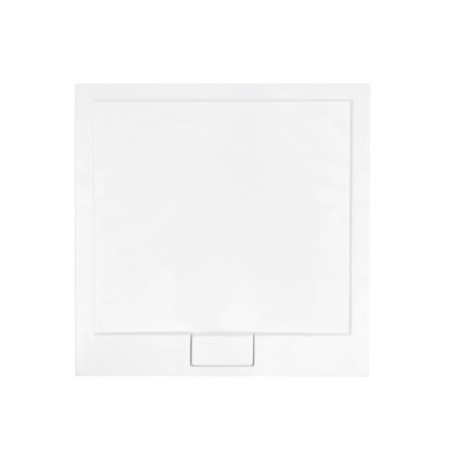 Cadita dus patrata Besco Axim Ultraslim 90x90x4.5cm  alb