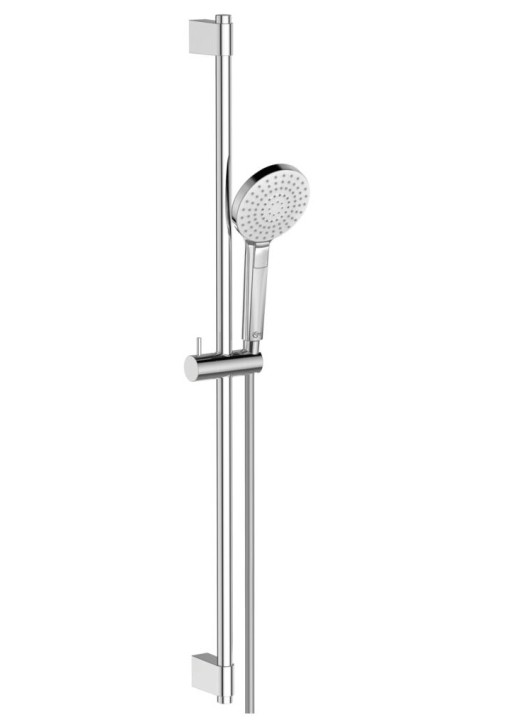 Set de dus Ideal Standard IdealRain Evo Round cu para 110mm cu 3 jeturi  furtun 1750mm si bara 900mm