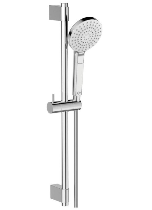 Set de dus Ideal Standard IdealRain Evo Round cu para 110mm cu 3 jeturi  furtun 1750mm si bara 600mm