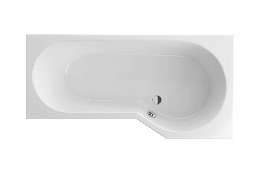 Cada baie asimetrica Radaway Kariteia 160x80cm  acril  orientare dreapta