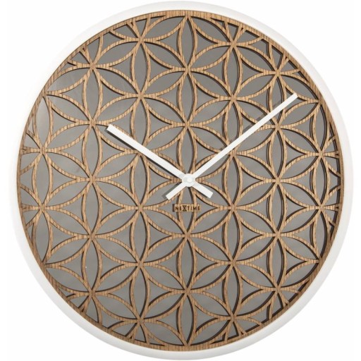 Ceas de perete NeXtime Bella Mirror 50cm  White